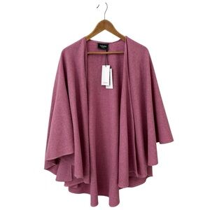 Triona Ireland Wool Cape in Rose Pink